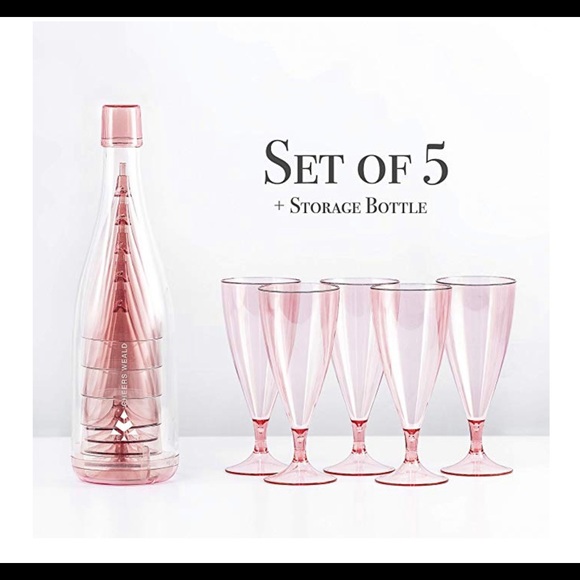 ⭐️ NEW Plastic Wine Glasses Champagne Glasses - Picture 3 of 5